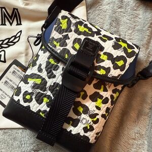 authentic & new MCM crossbody
